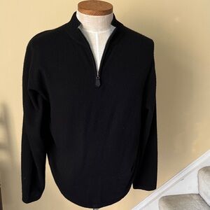 Allen solly 100% cashmere quarter zip sweater